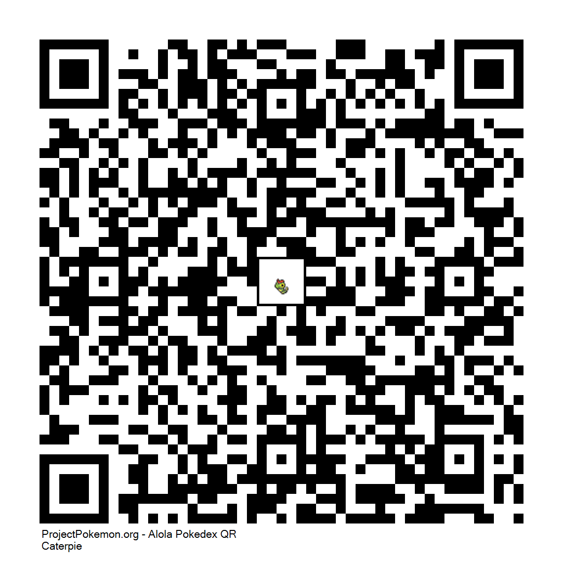 Cdigo QR de Caterpie